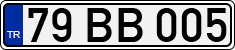 License plate of Turkey, Regular plates