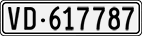 License plate of Switzerland, Cars