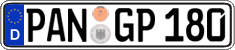 German license plate, Regular plates