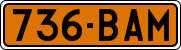 License plate of Finland, Special vehicles