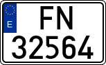 License plates of Spain, Official and military plates