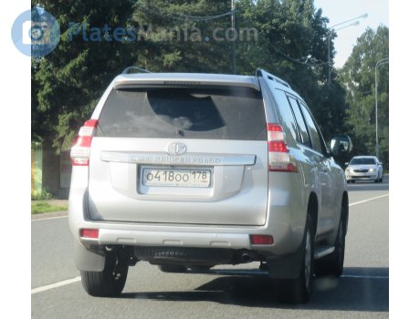 о418оо178, Toyota Land Cruiser Prado