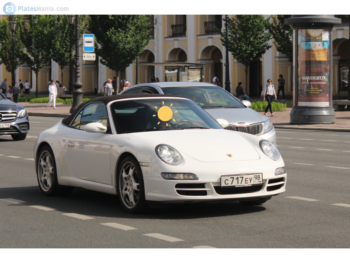 с 717 еу 98, Porsche 911 6th gen Cabrio (997.1), 2005–2009