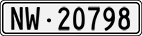 License plate of Switzerland, Cars
