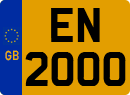 License plate of the United Kingdom, 1903 year system