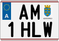 License plate of Austria, Regular plates