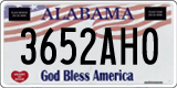 Alabama, God Bless America (1234AB5)