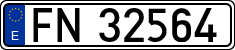 License plates of Spain, Official and military plates