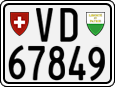 License plate of Switzerland, Motorcycles