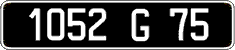 French license plate, FNI
