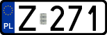 License plates of Poland, Regular car plates