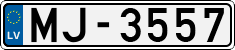 License plate of Latvia, Regular car plates