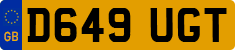 License plate of the United Kingdom, 1983 year system
