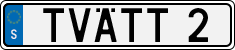 License plate of Sweden, Vanity Plates