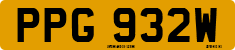 License plate of the United Kingdom, 1963 year system