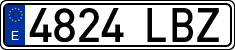 License plates of Spain, Ordinary (2000)
