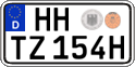 German license plate, Plates for oldtimers (type 