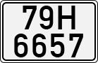 License plate of Vietnam, Cars