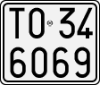 License plate of Italy, Motorcycles (1927 year series)