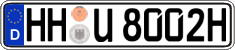 German license plate, Plates for oldtimers (type 