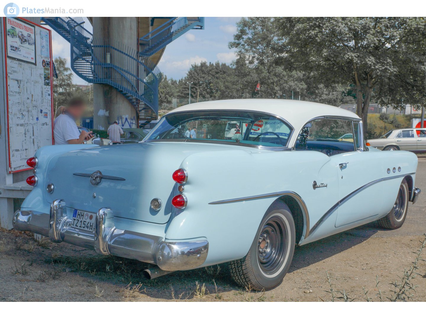 HH TZ 154 H, Buick Century 2nd gen (Riviera) 2-door Hardtop (66R; B-body), 1953–1954