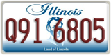 Illinois, A12 3456