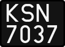 License plates of Poland, 1976 year system