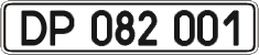 License plate Ukraine, Diplomatic