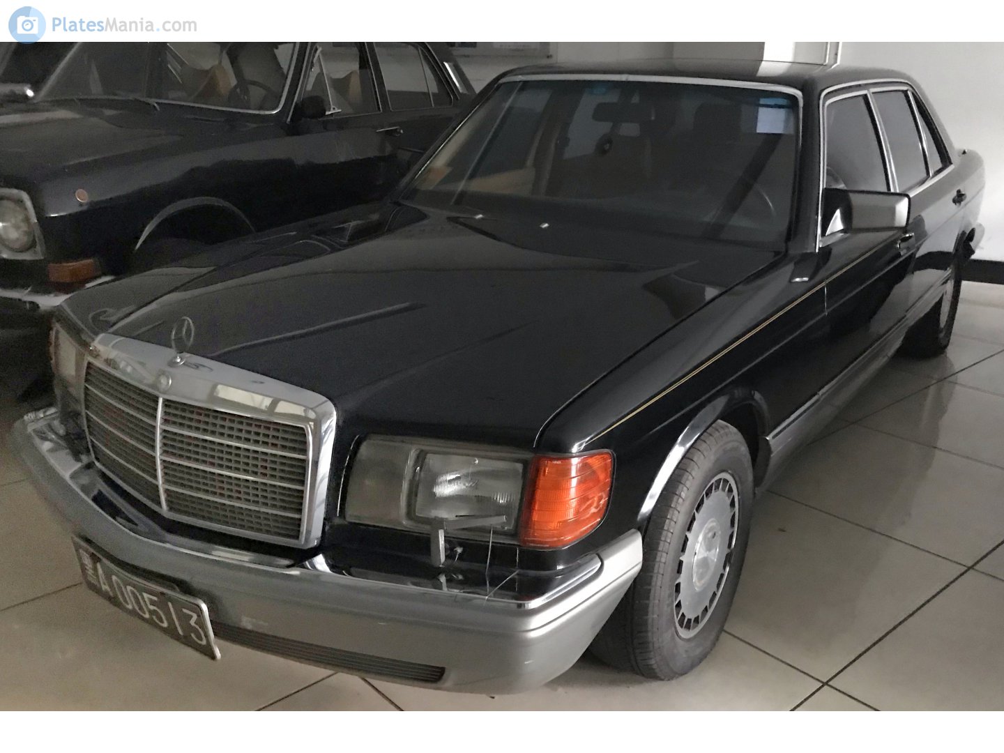 黑A·00513, Mercedes-Benz S-Klasse 4th gen Sedan (W126/V126), 1979–1991