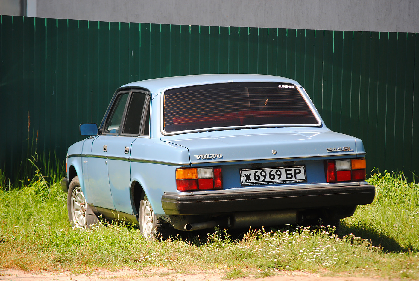 ж 6969 БР, Volvo 240-Series 1st gen 4-door Sedan (244), facelift, 1978–1993