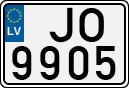 License plate of Latvia, Regular car plates