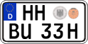 German license plate, Plates for oldtimers (type 