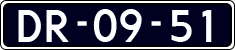 License plate of the Netherlands, Imported oldtimers (cars)