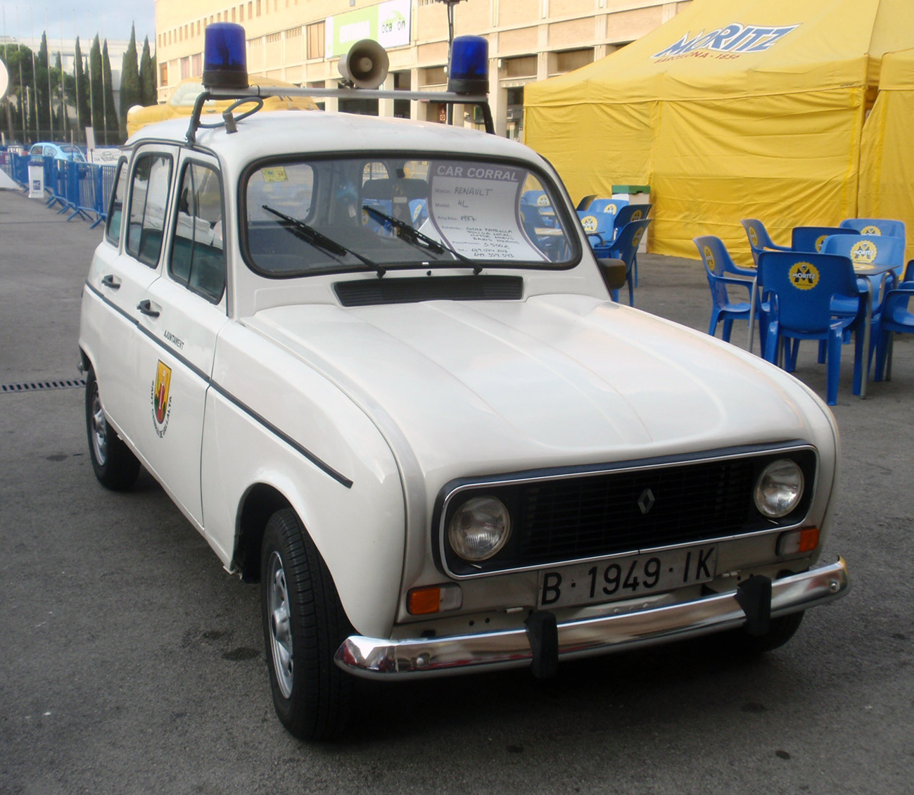 B 1949 IK, Renault 4 1st gen Sedan/Hatch (112), 1961–1992