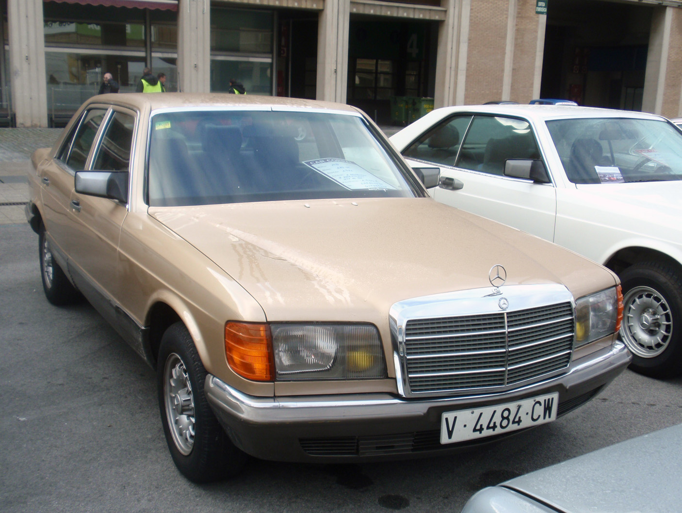 V 4484 CW, Mercedes-Benz S-Klasse 4th gen Sedan (W126/V126), 1979–1991