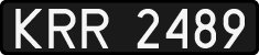 License plates of Poland, 1976 year system