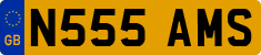 License plate of the United Kingdom, 1983 year system