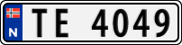 License plate of Norway, Trailers, motorcycles, special vehicles
