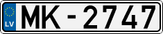 License plate of Latvia, Regular car plates