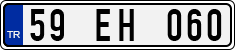 License plate of Turkey, Regular plates