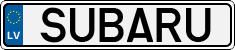 License plate of Latvia, Vanity Plates