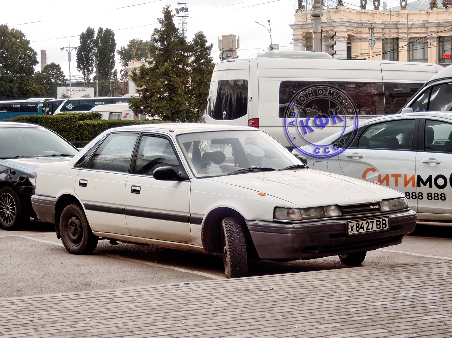 х 8427 ВВ, Mazda Capella 4th gen Sedan (GD), 1987–1992