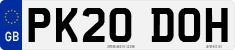 License plate of the United Kingdom, 2001 year system
