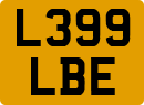 License plate of the United Kingdom, 1983 year system
