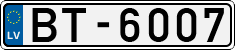 License plate of Latvia, Regular car plates
