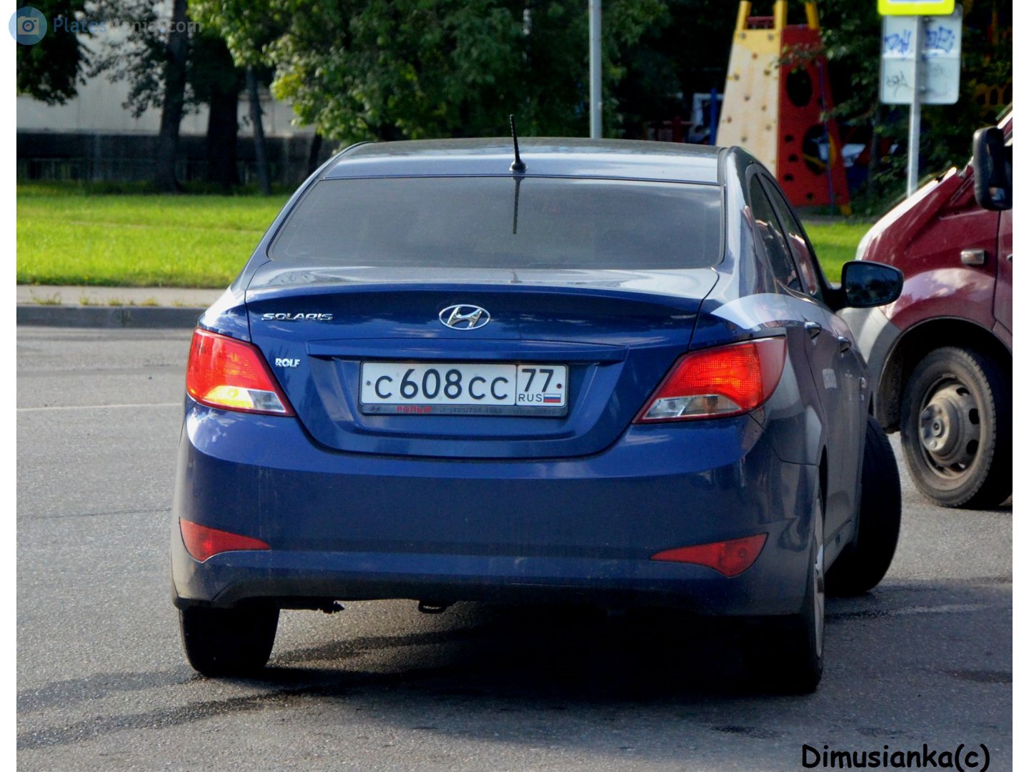 с 608 сс 77, Hyundai Solaris 1st gen Sedan (RB), facelift, 2014–2017