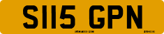 License plate of the United Kingdom, 1983 year system