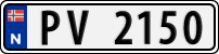 License plate of Norway, Trailers, motorcycles, special vehicles