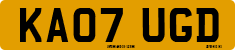 License plate of the United Kingdom, 2001 year system