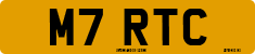 License plate of the United Kingdom, 1983 year system